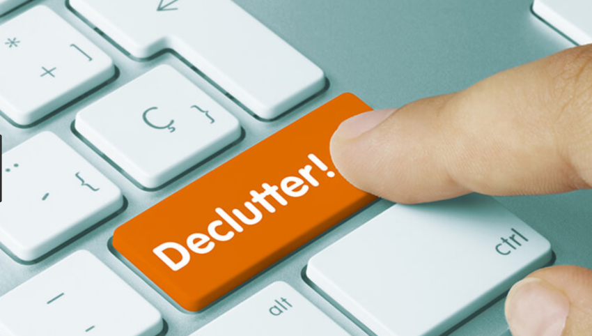 declutter photos