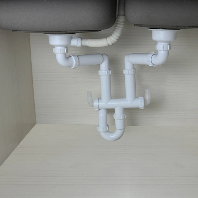 kitchen sink drain pipe kit