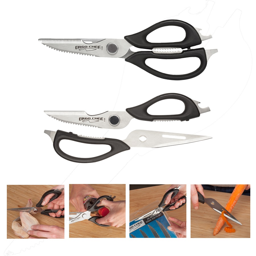 how to sharpen kitchen shears