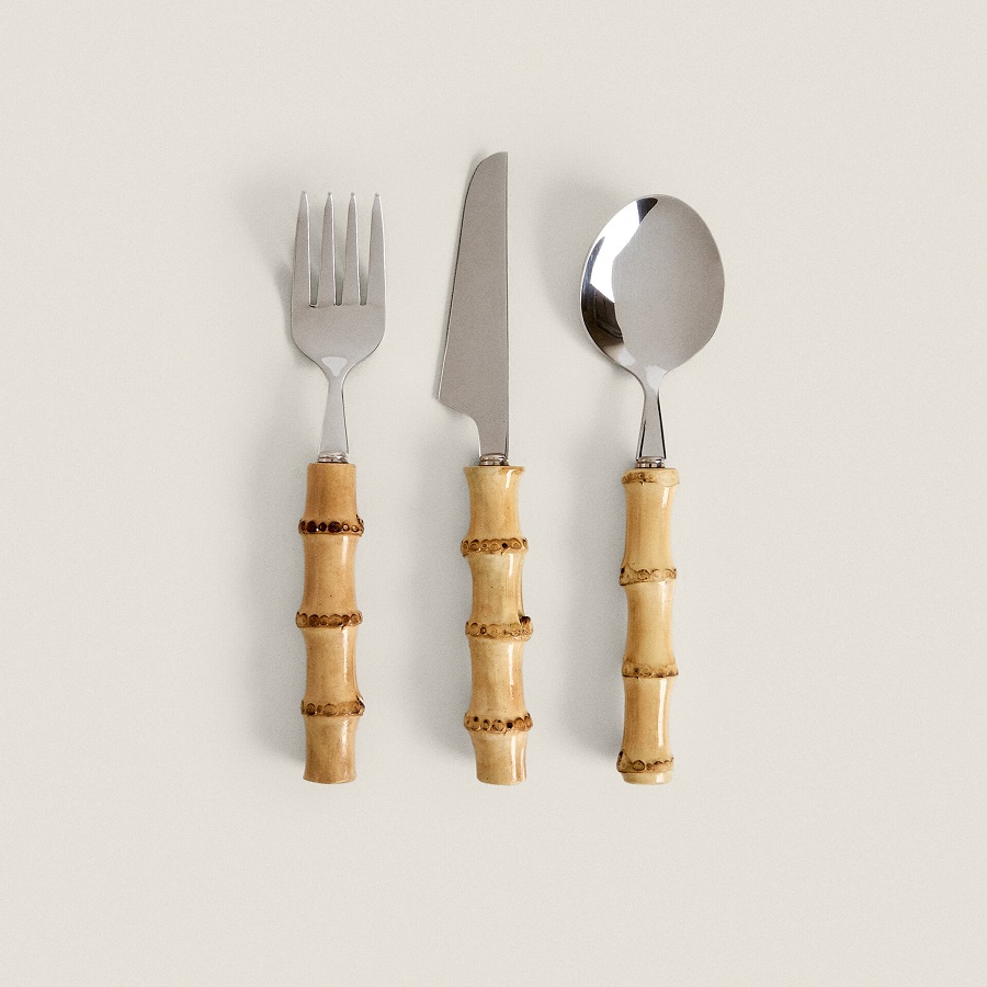 bamboo cutlery set